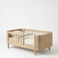 Customizable Wooden Toddler Bed with Safety Rails (Copy)